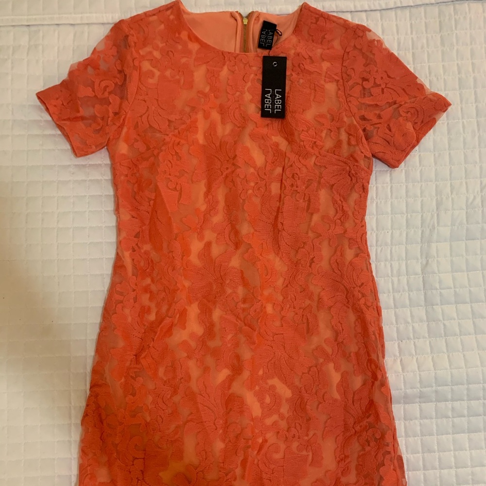 Coral Mini Dress